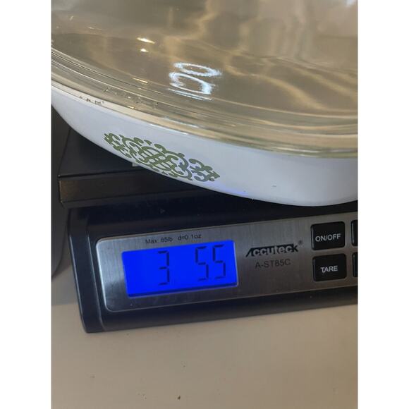 vtg Shell Oil Green Medallion HTF Corningware 8 In Casserole Dish P9B Lid 1970s - Picture 10 of 10